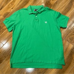 XL men’s green chaps polo shirt
